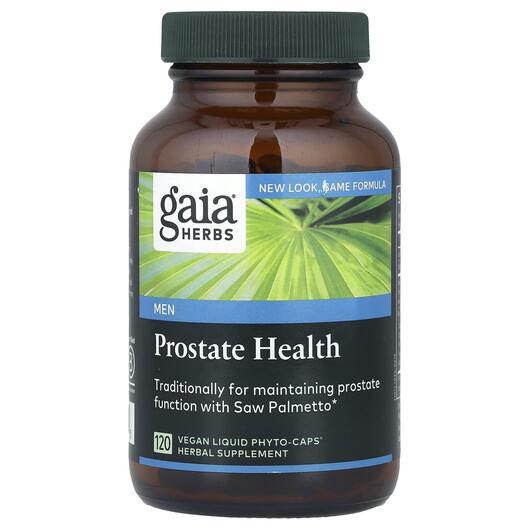 Основне фото товара Gaia Herbs, Prostate Health, Підтримка простати, 120 капсул