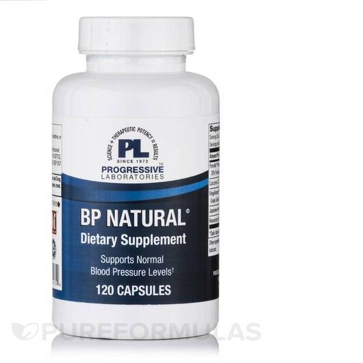 Основне фото товара Progressive Labs, BP Natural, Кардіо комплекс, 120 капсул