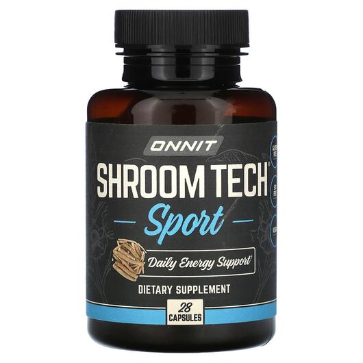 Основне фото товара Onnit, Shroom Tech Sport, Вітамін B12 Кобаламін, 28 капсул