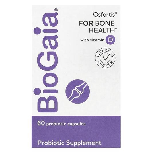 Основне фото товара Osfortis for Bone Health, Лактобактерії Реутері, 60 капсул