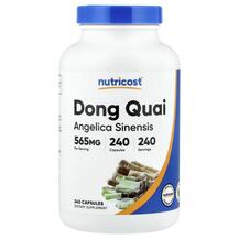 Дягель Dong Quai 565 mg Nutricost 240 капсул
