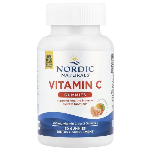 Основне фото товара Nordic Naturals, Vitamin C For Kids, Вітамін C, 60 таблеток