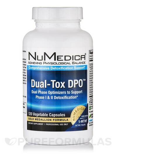 Основное фото товара NuMedica, Детокс и очистка, Dual-Tox DPO, 120 капсул