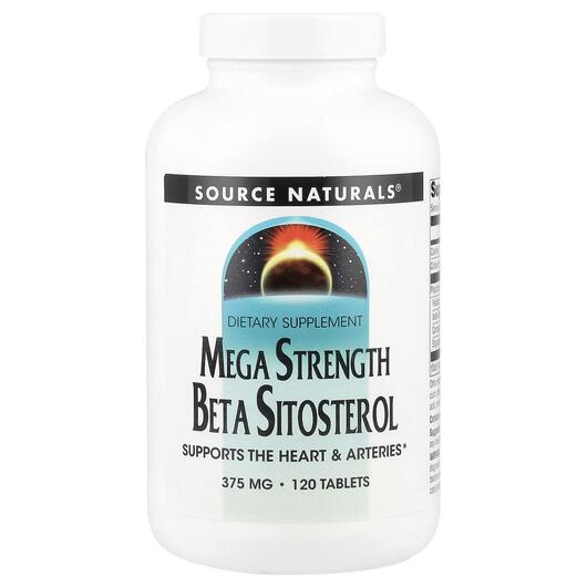 Основне фото товара Mega Strength Beta Sitosterol, Бета-ситостерол, 120 таблеток