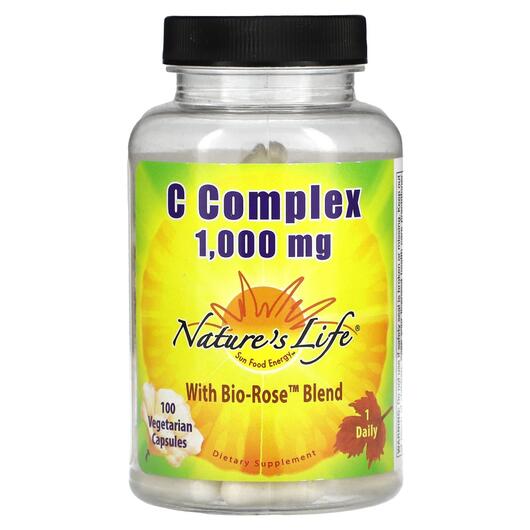 Основне фото товара Natures Life, C Complex 1000 mg, Вітамін C, 100 капсул