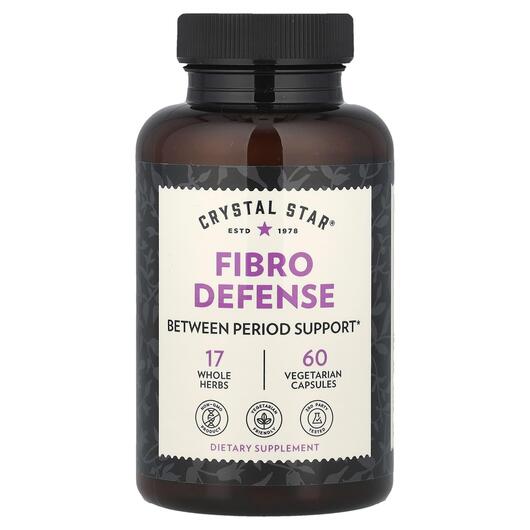 Основне фото товара Crystal Star, Fibro Defense, Здоров'я грудей і матки, 60 кап