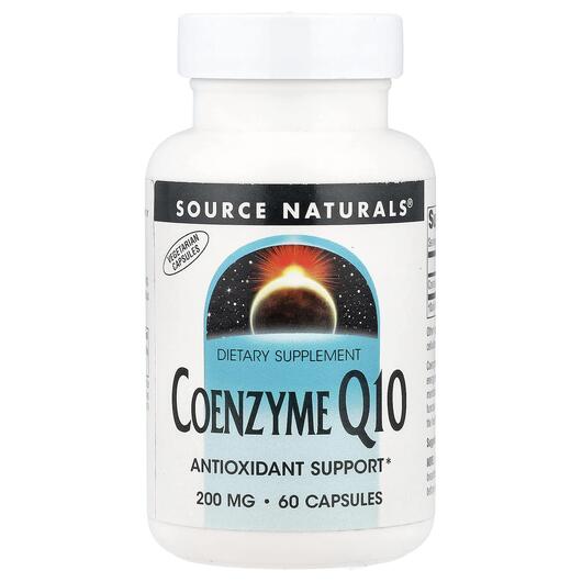 Основне фото товара Coenzyme Q10 200 mg 60, Коензим Q10 200 мг, 60 капсул