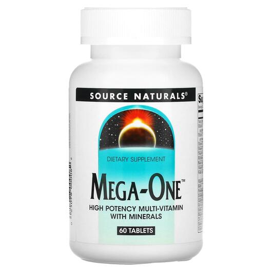 Основне фото товара Mega-One High Potency Multi-Vitamin with, Мультивітаміни, 60 табл