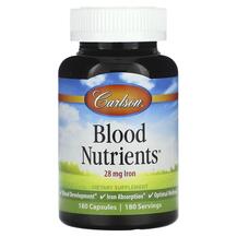 Кардіо комплекс Blood Nutrients Carlson 180 капсул