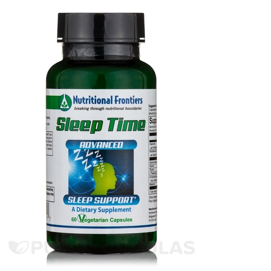 Основне фото товара Nutritional Frontiers, Sleep Time, Підтримка сну, 60 капсул