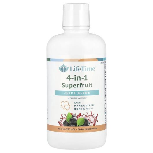Основне фото товара Life's Basics 4-In-1 Superfruit Juice Blend Acai, Суперфуд, 