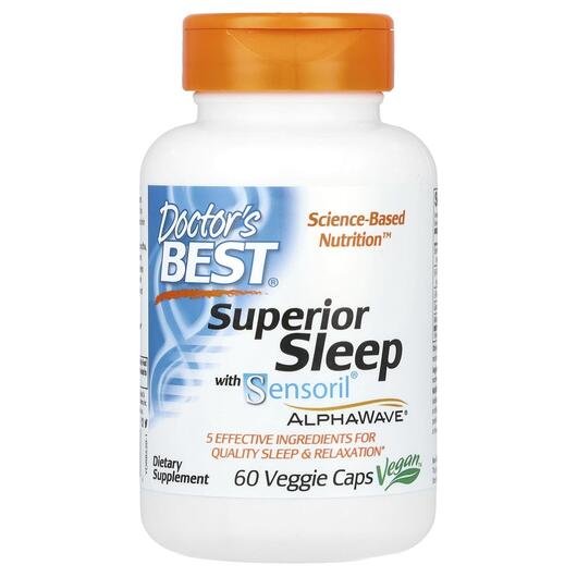 Основне фото товара Doctor's Best, Superior Sleep, Підтримка здорового сну, 60 к