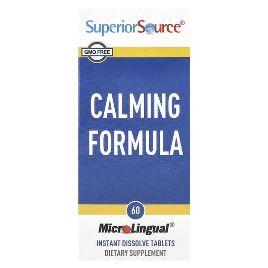 Основне фото товара Calming Formula 60 Instant Dissolve, Підтримка стресу, 60 таблето