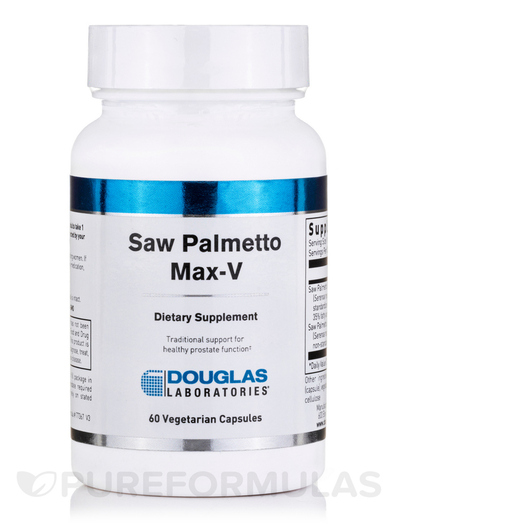 Основне фото товара Douglas Laboratories, Saw Palmetto Max-V, Со Пальметто, 60 капсул