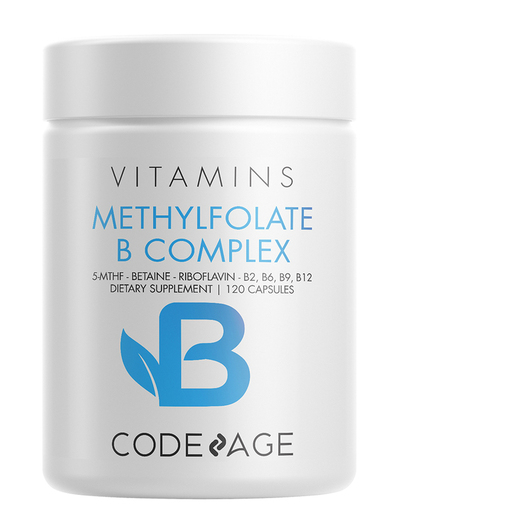 Основне фото товара CodeAge, Methylfolate B Complex, B-комплекс, 120 капсул
