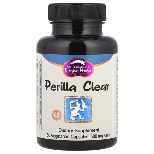 Основне фото товара Dragon Herbs, Perilla Clear 500 mg, Періла, 60 капсул