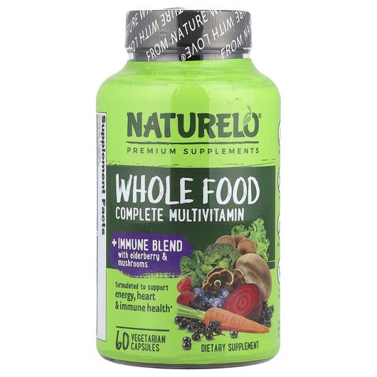 Основне фото товара Whole Food Complete Multivitamin + Immune, Мультивітаміни, 60 кап