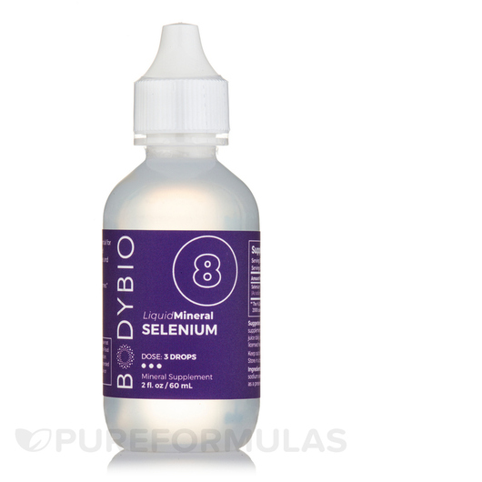 Основне фото товара BodyBio, Liquid Mineral 8 Selenium, Мінеральні добавки, 60 мл