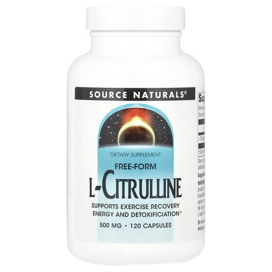 Основне фото товара L Citrulline 500 mg 120, L-Цитруллин 500 мг, 120 капсул