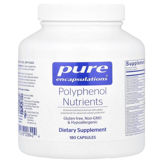 Основне фото товара Polyphenol Nutrients, Мультивітаміни, 180 капсул