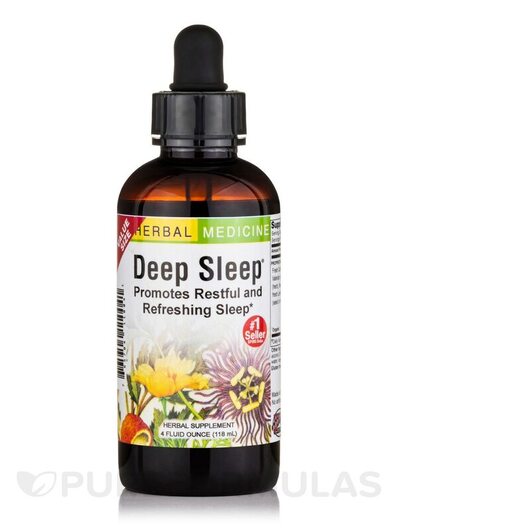 Основне фото товара Herbs Etc., Deep Sleep, Мелатонін, 118 мл