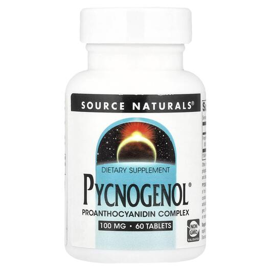 Основне фото товара Pycnogenol 100 mg 60, Пікногенол 100 мг, 60 таблеток
