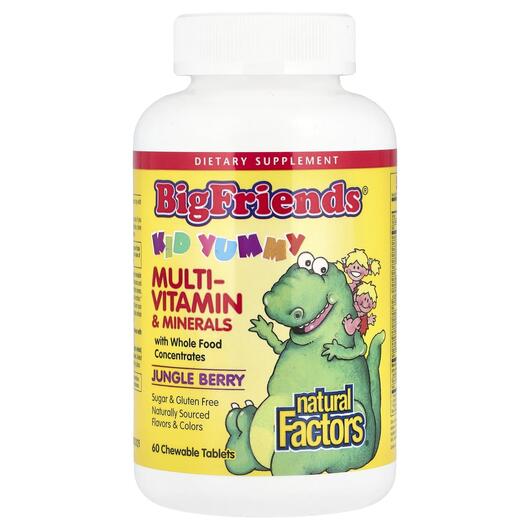 Основне фото товара Big Friends Chewable Multi-Vitamin & Minerals, Мультивітаміни