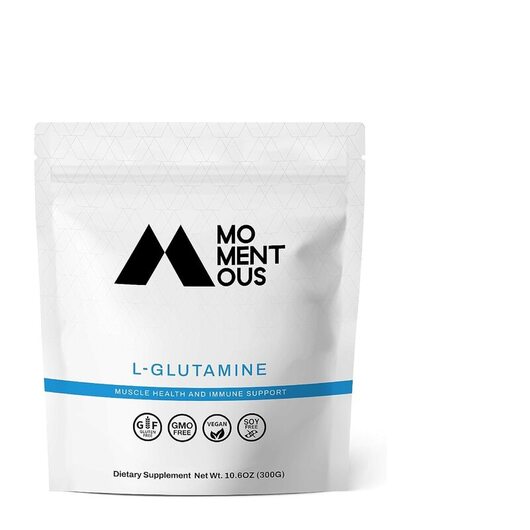 Основне фото товара Momentous, L-Glutamine, L-Глутамін, 300 г