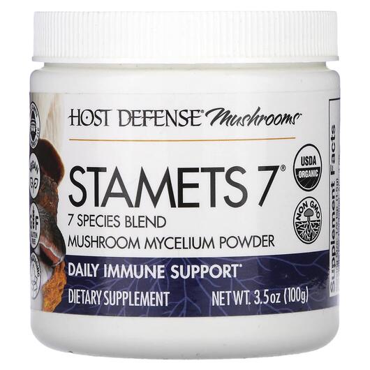 Основне фото товара Host Defense Mushrooms, Stamets 7, Суміш грибів, 100 г