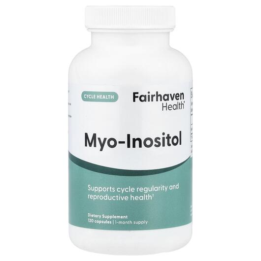 Основне фото товара Myo Inositol For Women and Men, Міо-інозитол, 120 капсул