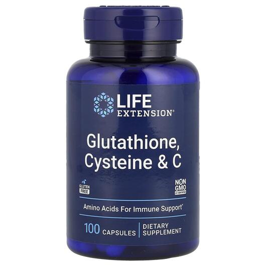 Основне фото товара Glutathione Cysteine & C, Глутатіон Цистеїн Вітамін C, 100 ка