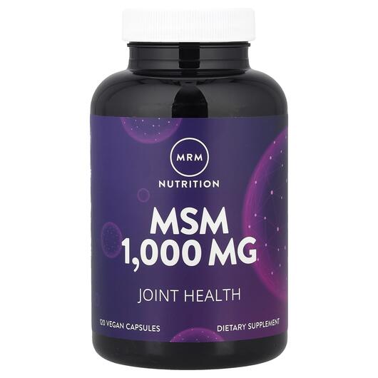 Основне фото товара MRM, MSM 1000 mg, МСМ 1000 мг, 120 капсул