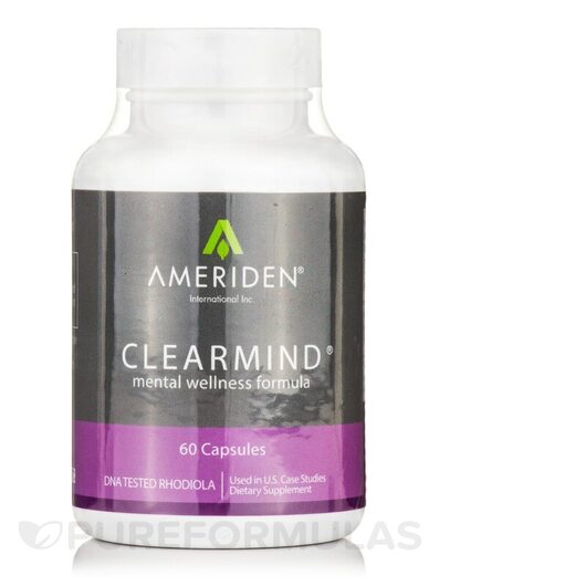 Основне фото товара Ameriden, ClearMind, Підтримка мозку, 60 капсул