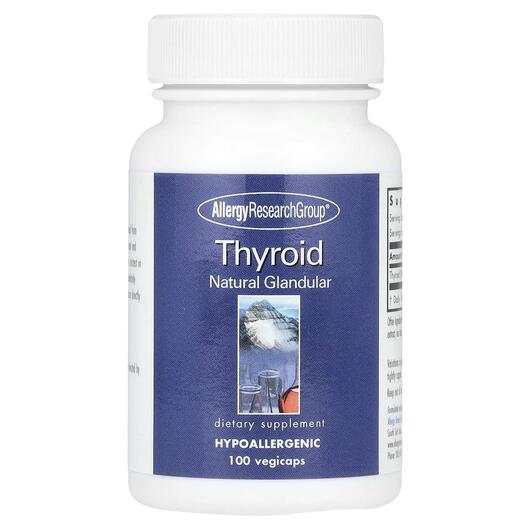 Основне фото товара Thyroid Natural Glandular, Підтримка щитоподібної залози, 100 кап