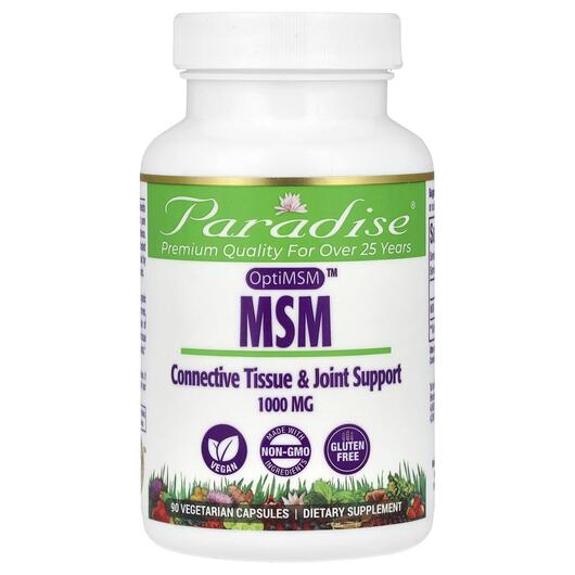 Основне фото товара MSM OptiMSM 1000 mg, Метилсульфонілметан МСМ, 90 капсул