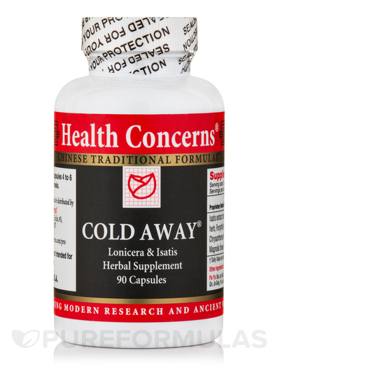 Основне фото товара Cold Away Lonicera & Isatis Herbal Supplement, Трави, 90 капс