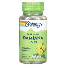 Даміана True Herbs Damiana 370 mg Solaray 100 капсул