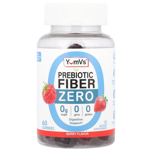 Основне фото товара Yum-Vs, Prebiotic Fiber Zero, Клітковина 4 г, 60 цукерок