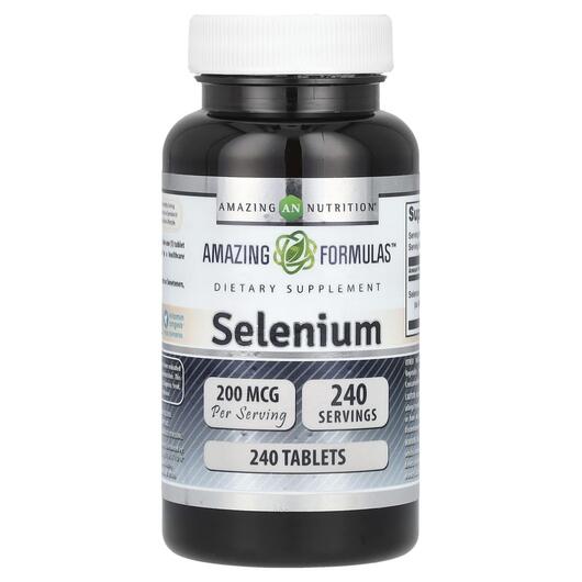 Основне фото товара Amazing Nutrition, Selenium 200 mcg, Селен, 240 таблеток