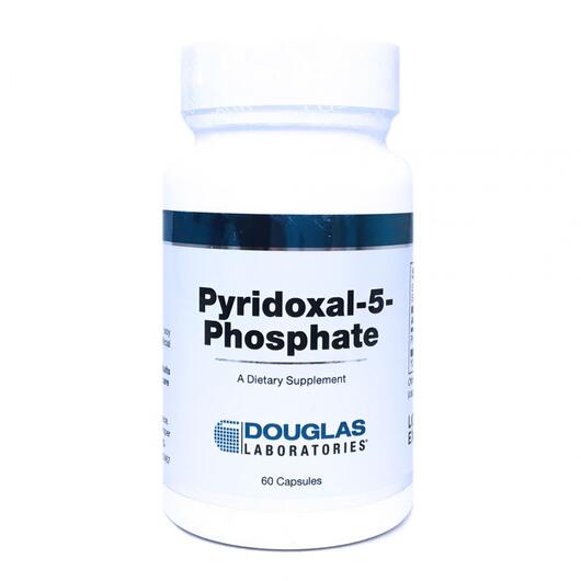 Основне фото товара Pyridoxal-5-Phosphate, Піридоксаль-5-фосфат 50 мг, 60 капсул