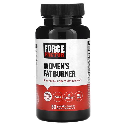 Основне фото товара Force Factor, Women's Fat Burner, Жироспалювачі, 60 капсул