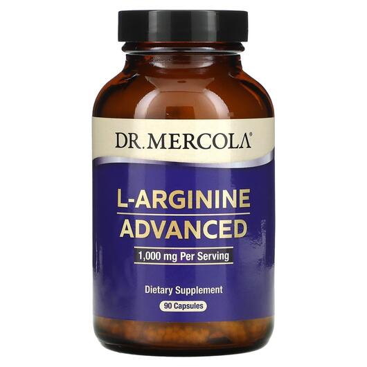Основне фото товара L-Arginine Advanced 1000 mg, L-Аргінін 1000 мг, 90 капсул