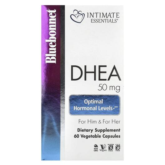 Основне фото товара Intimate Essentials DHEA 50 mg, Дегідроепіандростерон, 60 капсул