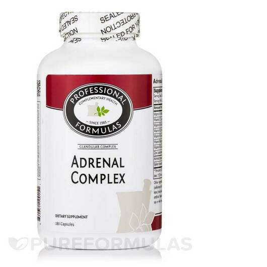 Основне фото товара Adrenal Complex, Підтримка наднирників, 180 капсул