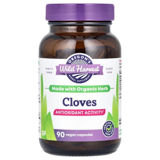 Основне фото товара Oregon's Wild Harvest, Cloves, Гвоздика, 90 капсул