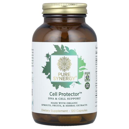 Основне фото товара Pure Synergy, Cell Protector, Підтримка ДНК і клітин, 120 капсул