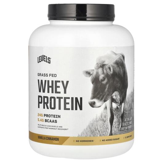 Основне фото товара Grass Fed Whey Protein Powder Vanilla Cinnamon, Протеїн Ізолят, 2