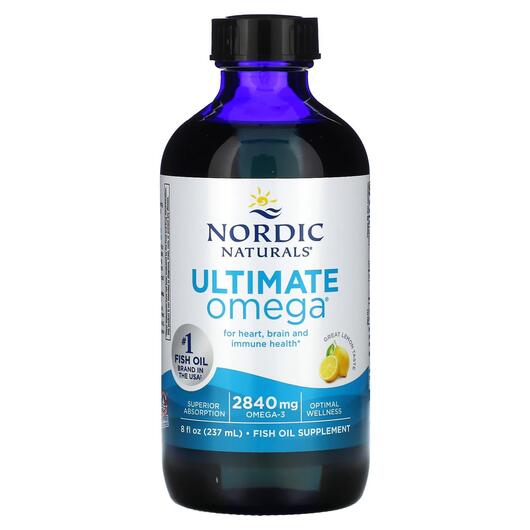 Основне фото товара Nordic Naturals, Ultimate Omega 2840 mg, Омега 3, 237 мл