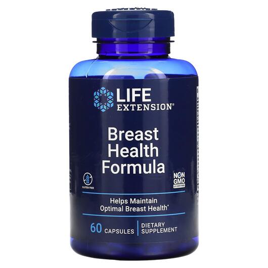 Основне фото товара Breast Health Formula, Підтримка здоров'я грудей, 60 капсул