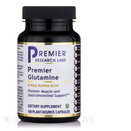 Основне фото товара Premier Research Labs, Premier Glutamine, L-Глутамін, 100 капсул